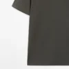 Camiseta 100 % algodón con cuello en contraste Camiseta 100 % algodón con cuello en contraste