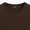 Camiseta 100 % algodón con detalle de costura Camiseta 100 % algodón con detalle de costura