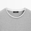 Camiseta 100 % algodón con detalle en contraste Camiseta 100 % algodón con detalle en contraste
