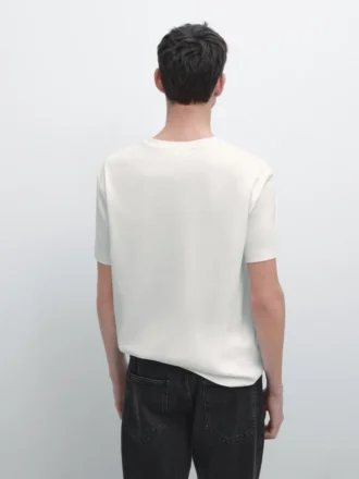 Camiseta de algodón 100 % mercerizado
