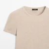 Camiseta de algodón de manga corta Camiseta de algodón de manga corta