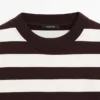 Camiseta de algodón de manga larga a rayas Camiseta de algodón de manga larga a rayas