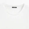 Camiseta de manga corta de mezcla de lino Camiseta de manga corta de mezcla de lino
