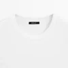 Camiseta de manga corta de punto elástico de peso pesado Camiseta de manga corta de punto elástico de peso pesado