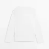 Camiseta de manga larga 100 % algodón Camiseta de manga larga 100 % algodón
