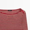 Camiseta de manga larga a rayas Camiseta de manga larga a rayas