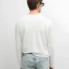 Camiseta de manga larga con cuello Henley Camiseta de manga larga con cuello Henley