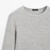 Camiseta de manga larga con detalle moteado Camiseta de manga larga con detalle moteado