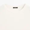 Camiseta de manga larga con dobladillo redondeado Camiseta de manga larga con dobladillo redondeado