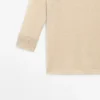 Camiseta ligera de mezcla de lana y lino Camiseta ligera de mezcla de lana y lino