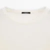 Camiseta ligera de mezcla de lana y lino Camiseta ligera de mezcla de lana y lino