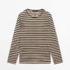 Camiseta oversize de manga larga a rayas Camiseta oversize de manga larga a rayas