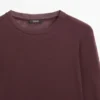Camiseta semitransparente 100 % algodón con detalle de cuello Camiseta semitransparente 100 % algodón con detalle de cuello