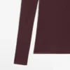 Camiseta semitransparente 100 % algodón con detalle de cuello Camiseta semitransparente 100 % algodón con detalle de cuello