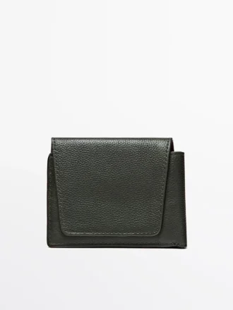 Cartera de piel napa