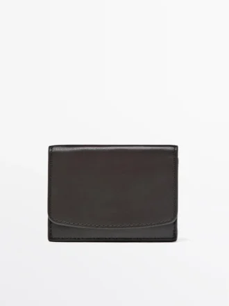 Cartera de piel napa