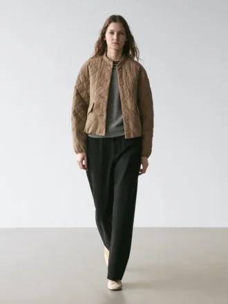 Chaqueta acolchada corta y ligera