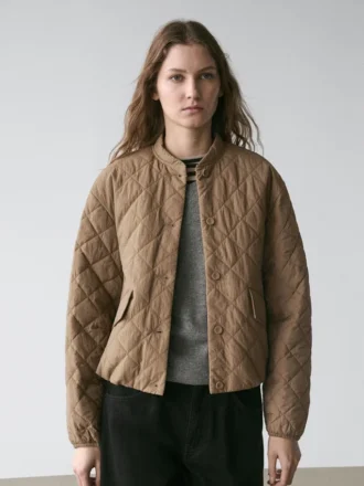 Chaqueta acolchada corta y ligera