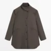 Chaqueta acolchada larga Chaqueta acolchada larga