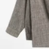 Chaqueta bomber con efecto moteado y bufanda Chaqueta bomber con efecto moteado y bufanda