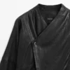 Chaqueta bomber de cuero