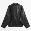 Chaqueta bomber de cuero