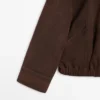 Chaqueta bomber de piel de ante