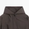 Chaqueta bomber repelente al agua con capucha Chaqueta bomber repelente al agua con capucha