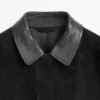 Chaqueta con detalles de bolsillos de gamuza Chaqueta con detalles de bolsillos de gamuza