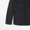 Chaqueta corta con detalles de bolsillos Chaqueta corta con detalles de bolsillos