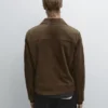 Chaqueta corta de piel de ante Chaqueta corta de piel de ante
