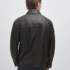 Chaqueta de cuero con efecto desgastado Chaqueta de cuero con efecto desgastado