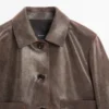 Chaqueta de piel de ante Chaqueta de piel de ante