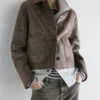 Chaqueta de piel de ante Chaqueta de piel de ante