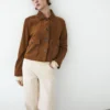 Chaqueta de piel de ante Chaqueta de piel de ante