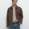 Chaqueta de piel de ante Chaqueta de piel de ante
