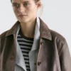 Chaqueta de piel de ante Chaqueta de piel de ante