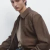 Chaqueta de piel de ante Chaqueta de piel de ante