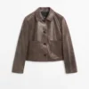 Chaqueta de piel de ante Chaqueta de piel de ante
