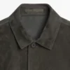Chaqueta de piel de ante con bolsillos Chaqueta de piel de ante con bolsillos