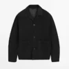 Chaqueta de piel de ante con bolsillos Chaqueta de piel de ante con bolsillos