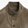 Chaqueta de piel de cabra con efecto desgastado Chaqueta de piel de cabra con efecto desgastado