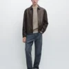 Chaqueta de piel de oveja napa Chaqueta de piel de oveja napa