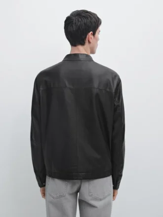 Chaqueta de piel de oveja napa