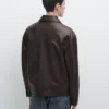 Chaqueta de piel de oveja napa Chaqueta de piel de oveja napa