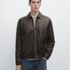 Chaqueta de piel de oveja napa Chaqueta de piel de oveja napa