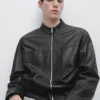 Chaqueta de piel de oveja napa Chaqueta de piel de oveja napa
