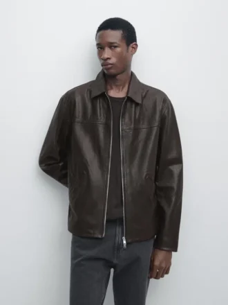 Chaqueta de piel napa