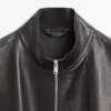Chaqueta de piel napa con efecto desgastado Chaqueta de piel napa con efecto desgastado