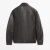 Chaqueta de piel napa con efecto desgastado Chaqueta de piel napa con efecto desgastado